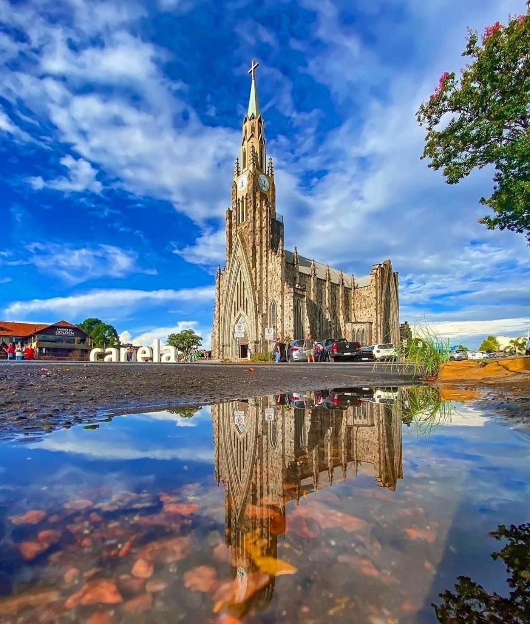 Apartamento Campos de Canella melhor localizacão de Canela Exterior foto
